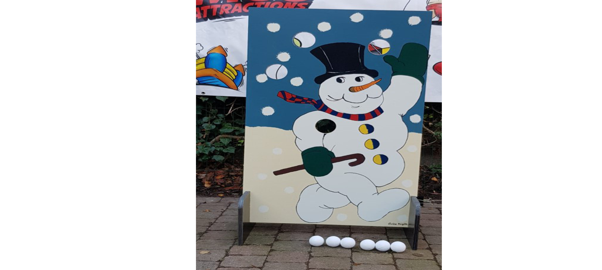 Sneeuwballen gevecht €20