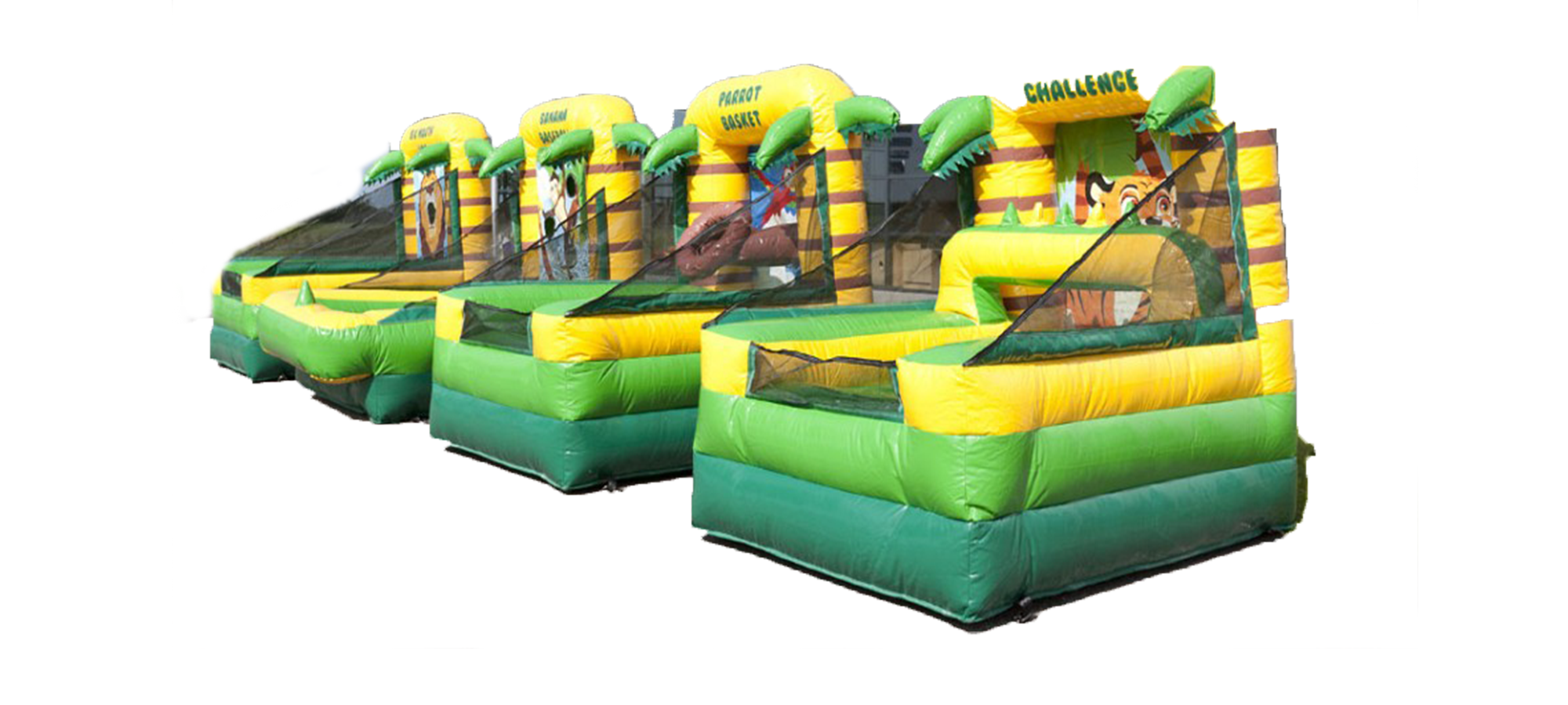 Opblaasbare reuzespelen (4st) €150 