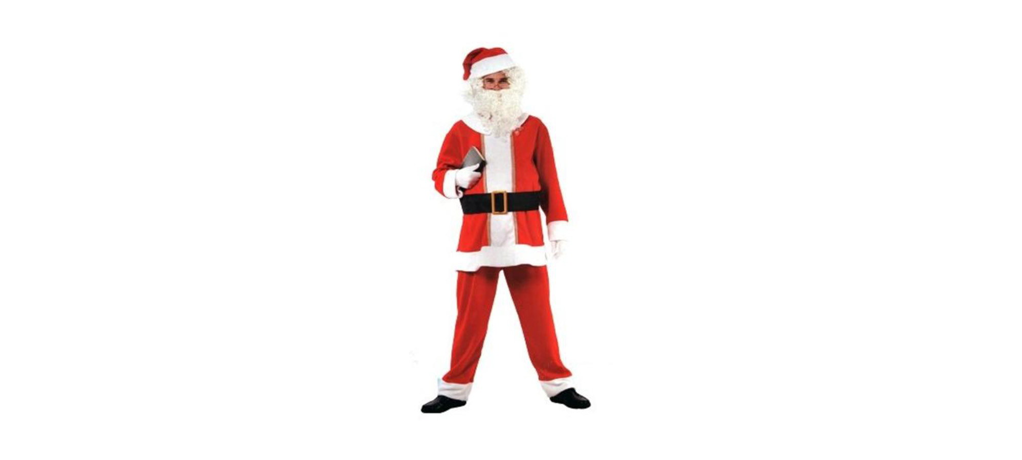 Verkleedpak kerstman M/L €50